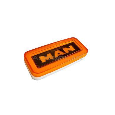 Габаритний вогонь MAN-style жовтого кольору для вантажівок 12/24V | ГК-212