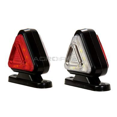 Світлодіодні габаритні ліхтарі 18 LED Mini Black Style для лафета, причепа, кабіни, кузова ( ціна за 2 шт.) | ГЗ-069