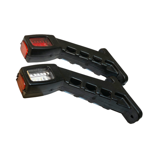 あかり2点 Фонари (рожки) габаритные трёхцветные 190 мм 12-24V | ГЗ-029