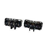 Світлодіодні протитуманні LED фари 75W+75W ближній/дальний | ФЛ-358
