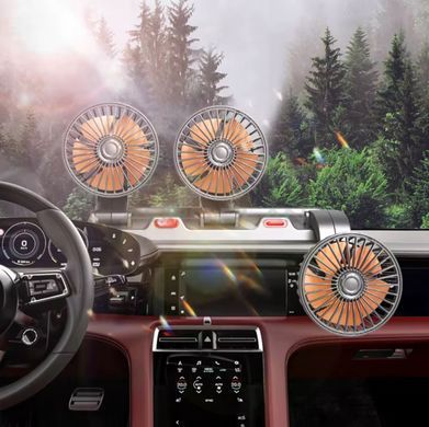 Потрійний автомобільний вентилятор АА-176 для 24V системи
