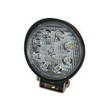 LED фара 27W 9 диодов дальний свет круглая ФЛ-006