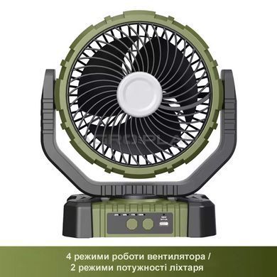 Вентилятор Everled з фукцією ліхтаря режими