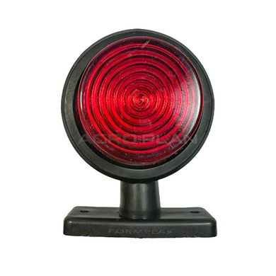 Круглий габаритний LED ліхтар 18 діодів, діаметр 100 мм, 12&ndash;24V, вигляд спереду.