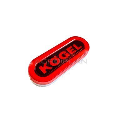 Ліхтар габаритний світлодіодний KOGEL neon 12&ndash;24V червоного кольору, фото збоку.